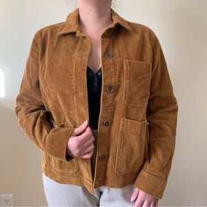 Everlane, The Corduroy Chore Jacket, Golden Brown